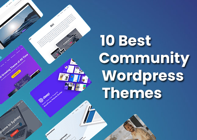 10 Best Community Wordpress Themes For a Professional and Functional Network