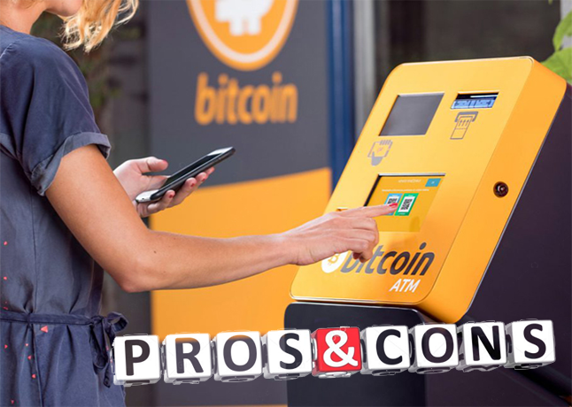 Test Out the Benefits and Disadvantages of a Bitcoin ATM!