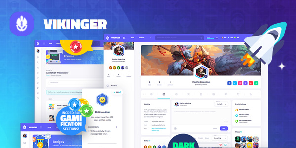 Vikinger---BuddyPress-and-GamiPress-Social-Community